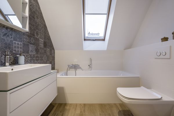Attic Bathroom Construction in Monroe